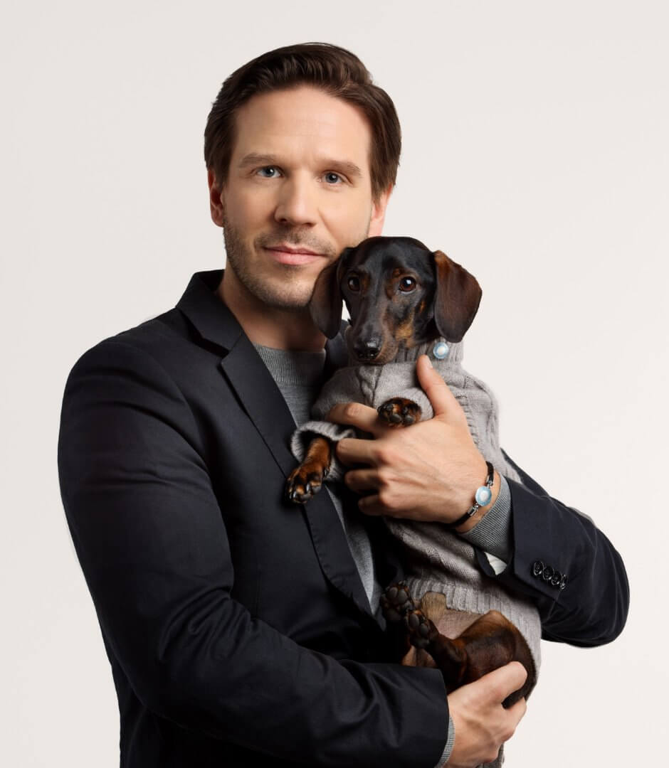 Rondoro Schmuck Herren Hund